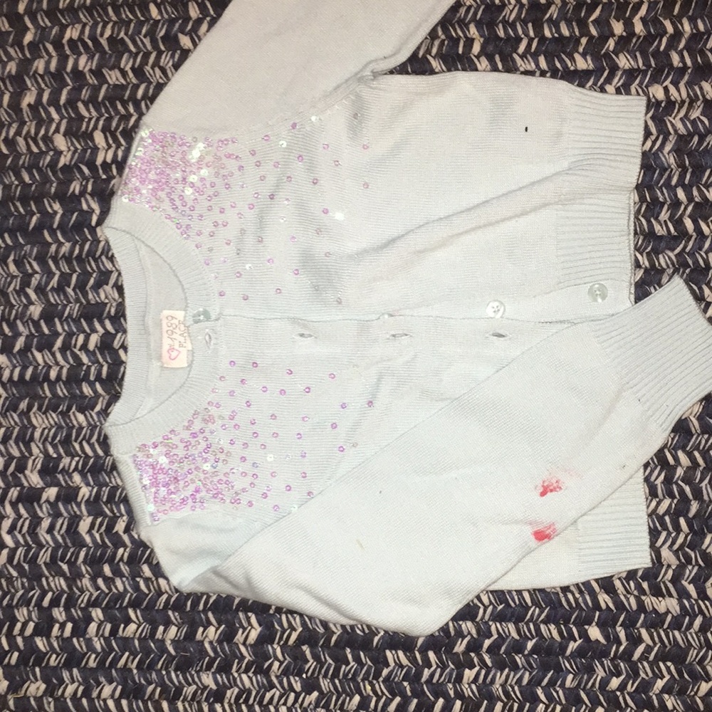 Light blue kids cardigan